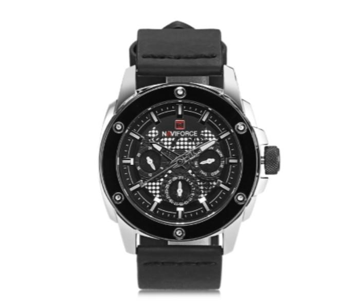 Naviforce 9116 Calendar Quartz Watch for Men Black - Zoom Image 1