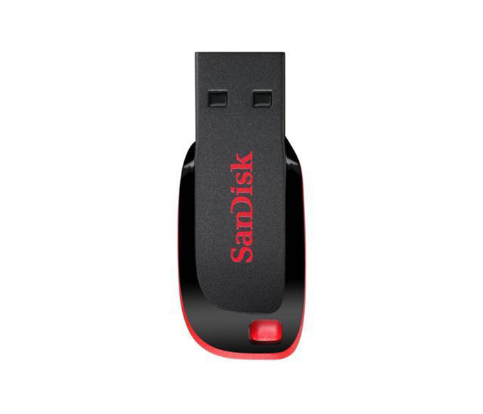 SanDisk SDCZ50-008G-B35 8GB Cruzer Blade USB 2.0 Flash Drive - Black & Red - Zoom Image 2