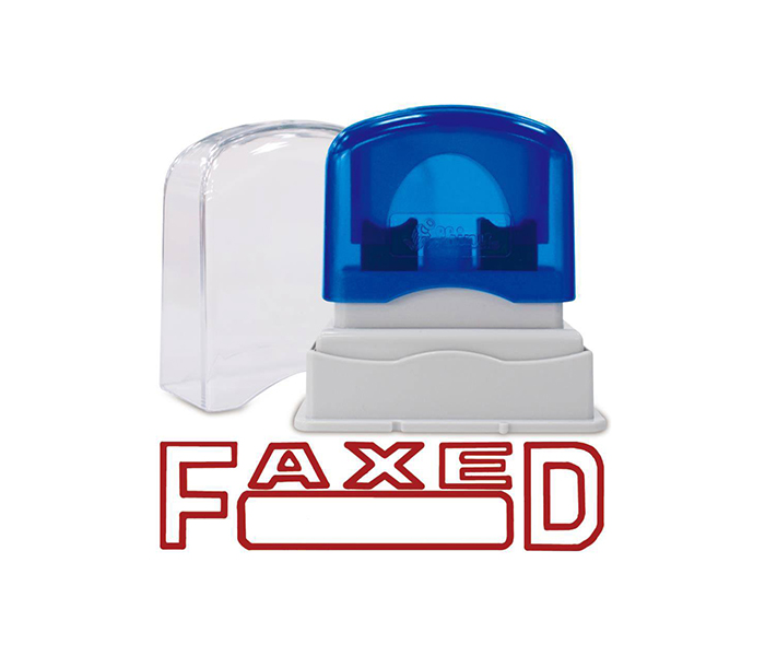 Shiny STF18 FAXED Self-Inked Readymade Stamp - Zoom Image 1