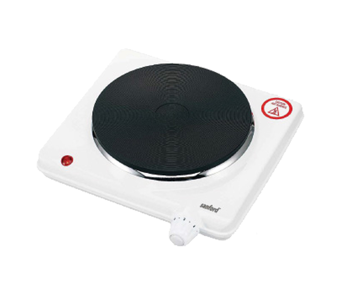 Sanford SF5003HPT BS 1500 Watts Electric Single Hot Plate - White - Zoom Image