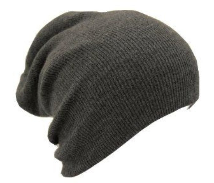 Beanie Slouchy hat for Men BSH-10-G Grey - Zoom Image