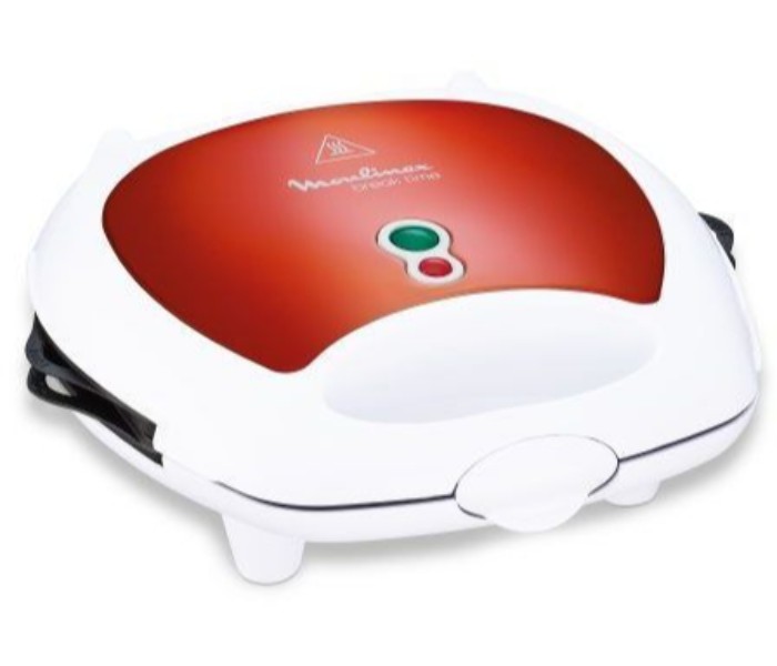 Moulinex SW612543 700 W Sandwich Maker Red and White - Zoom Image 1