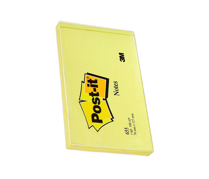 Post-it 655 Sticky Note - Canary Yellow - Zoom Image 2