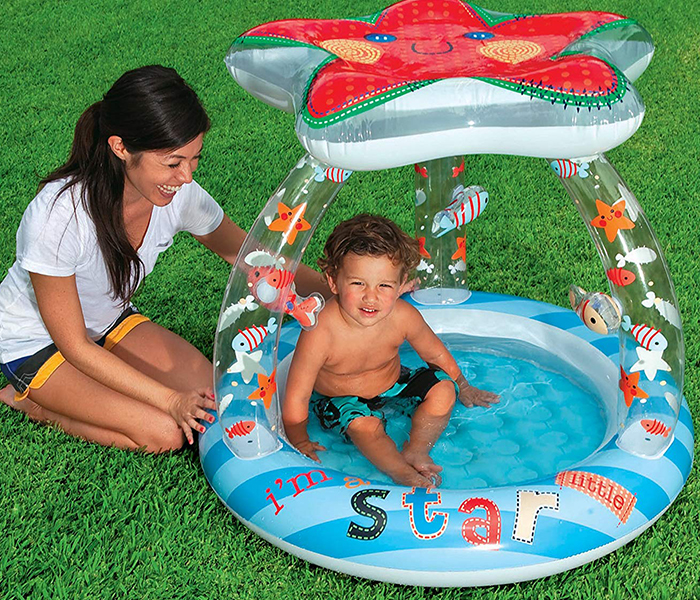 Intex ZX-57428 101 x 86CM Inflatable Shade Lil'Star Baby Pool - Zoom Image 1