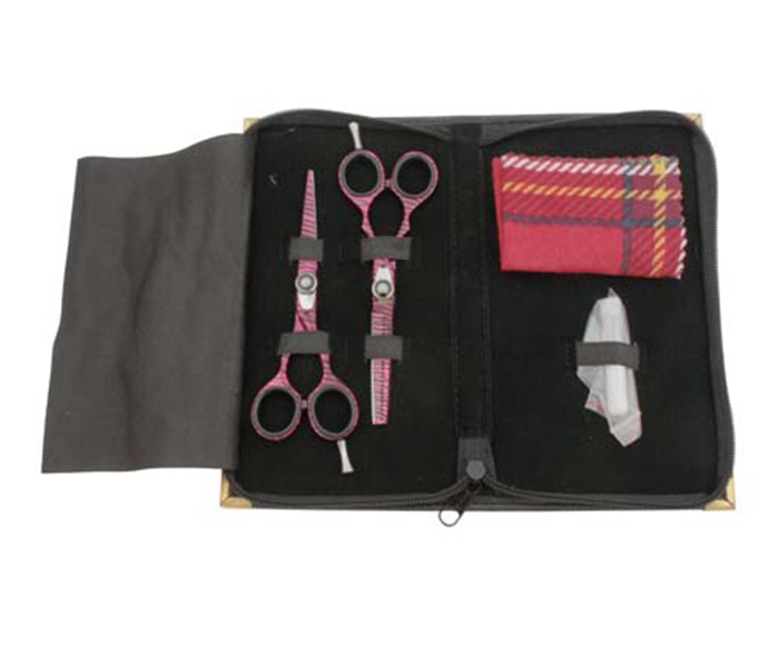 Tips & Toes TT-633&634 Stainless Steel Professional Barber Shear Kit - Zoom Image 3