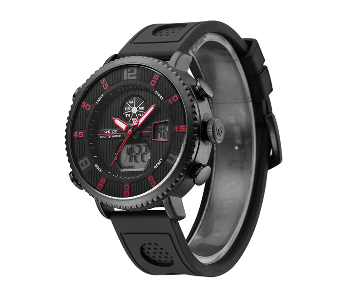 Weide WH-6106PU Analog and LCD Digital Watch Black and Red - Zoom Image 3