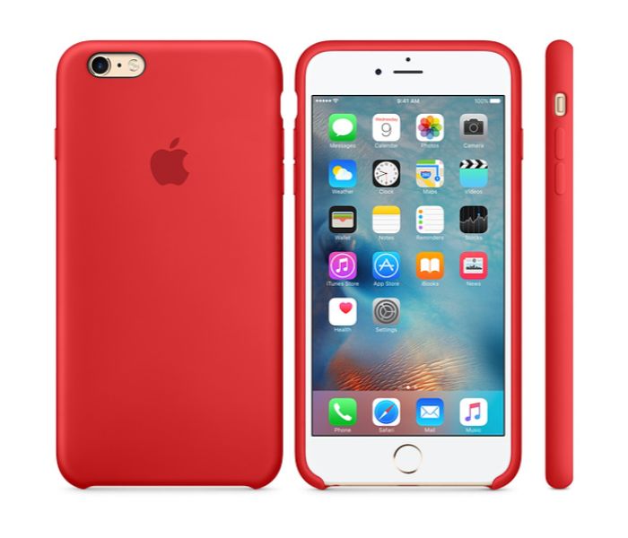 Silicone Case For iPhone 6 And 6S Plus MQAP66SP Red - Zoom Image 1