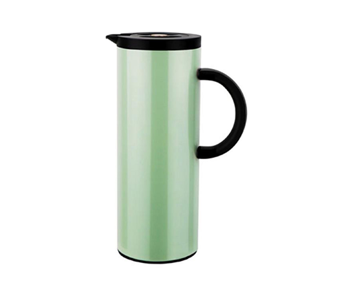 Royalford RF8353 1 Litre Stainless Steel Double Wall Vacuum Jug - Green & Black - Zoom Image 1