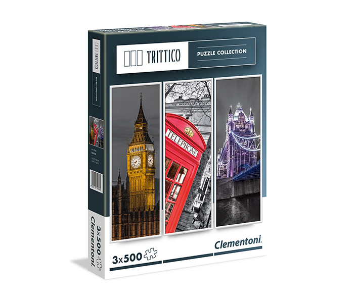 Clementoni 39306 Trittico Collection London Adult Puzzle - 500 Pieces - Zoom Image 3