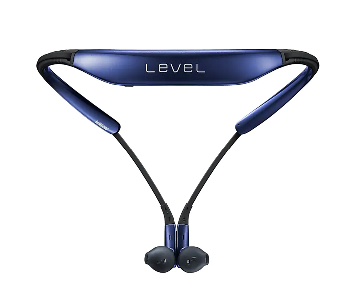 Level U Wireless Bluetooth In-Ear Headphones Neckband With Mic - Blue - Zoom Image 2