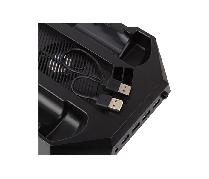 Trands TR-55GP4 Multi Cooling Fan with USB Charging Hub - Black - Zoom Image 4