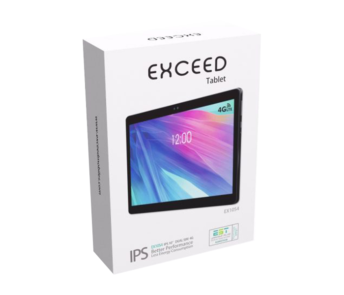 Exceed EX10S4 16GB Storage 2GB RAM Dual SIM 4G Tablet - Black - Zoom Image 4