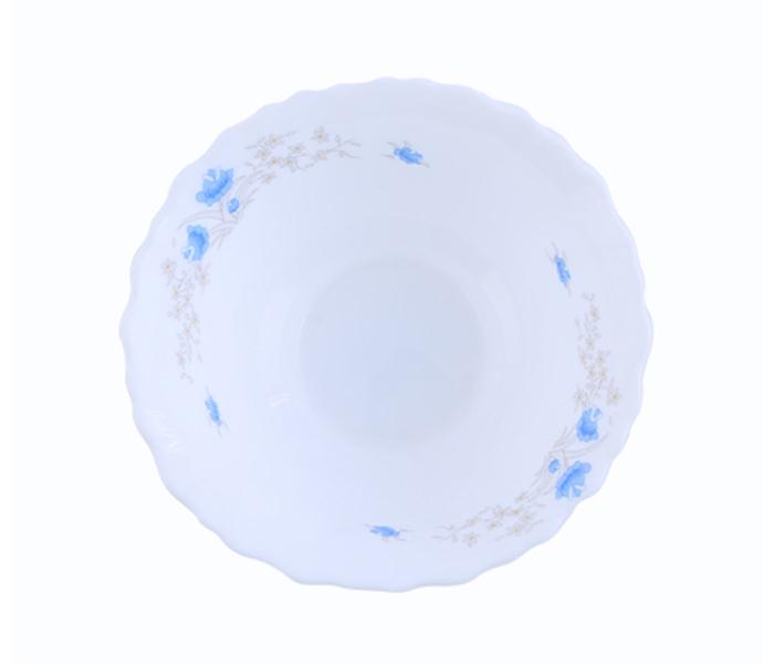 Royalford RF5685 8-inch Opal Ware Romantic Soup Bowl - White - Zoom Image 2