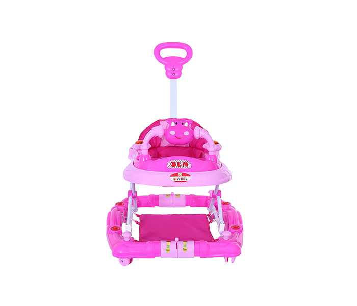 Baby Plus BP8294 Baby Walker Cum Rocker - Pink - Zoom Image 1