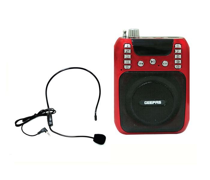 Geepas GMP15013 Rechargeable Mini Speaker with Headset - Zoom Image