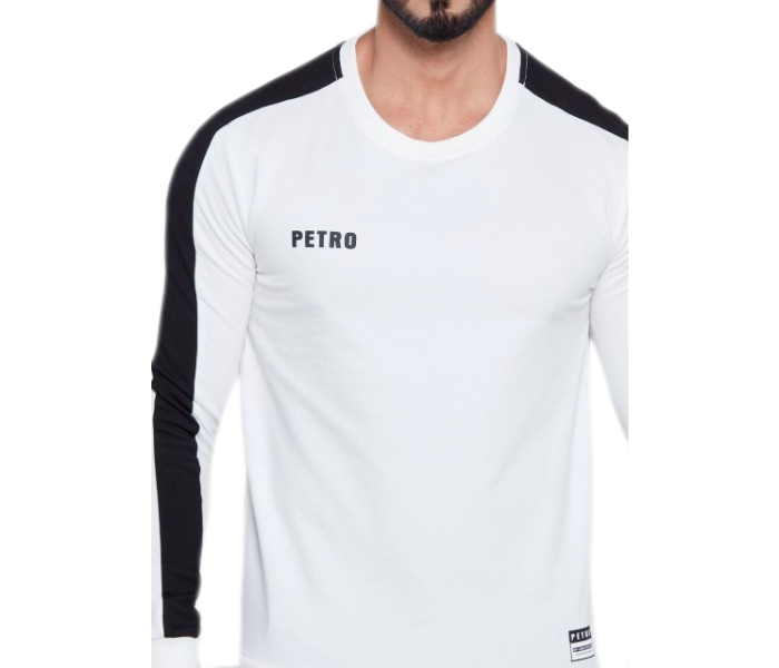 Petro OU10043 Striped Long Sleeve T- Shirt 2XL-White - Zoom Image 3