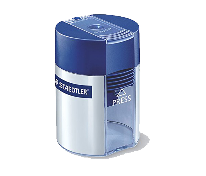 Staedtler ST-511-001 Tub Metal Sharpener - Blue - Zoom Image 2