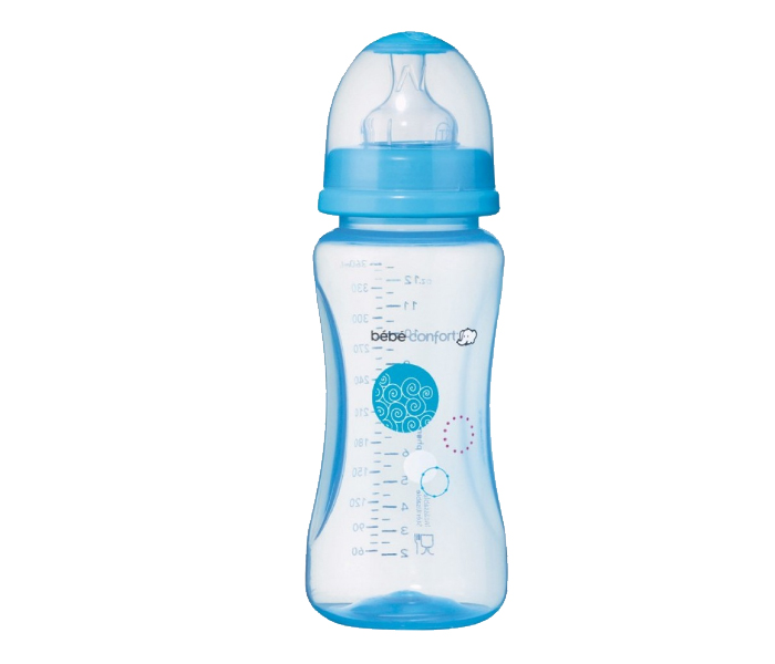 Bebe Confort 30001211 Polypropylene Feeding Bottle - 140ml, Blue - Zoom Image