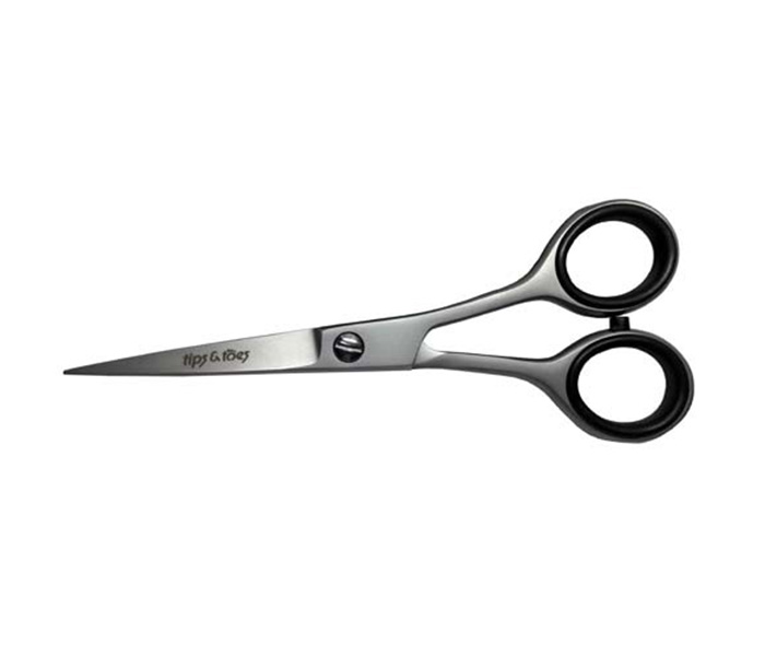 Tips & Toes TT-684 Super Cut- Stainless Steel Professional Barber Scissors - Sand Blast - Zoom Image 3