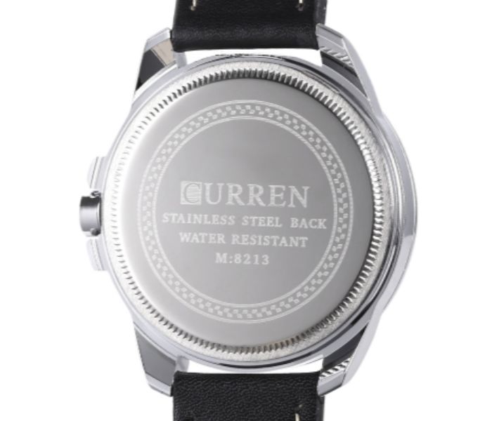 Curren 8213 Casual Date Display Quartz Watch For Men Black and White - Zoom Image 5