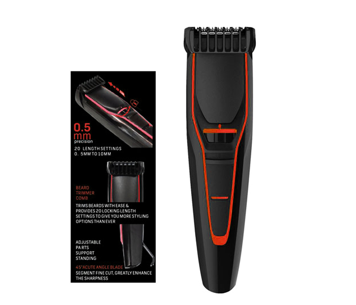 Geepas GTR56011 Cordless Stubble Trimmer For Men Multicolor - Zoom Image 1