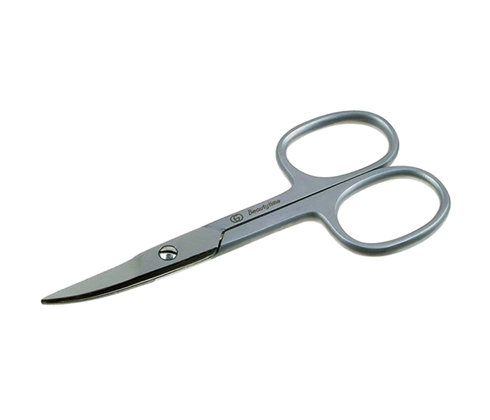 Beautytime N11029003A Curved Nail Scissors - Silver - Zoom Image