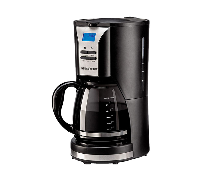 Black and Decker DCM90-B5 1000W 12 Cups Programmable Coffee Maker with LCD Display - Black - Zoom Image 2