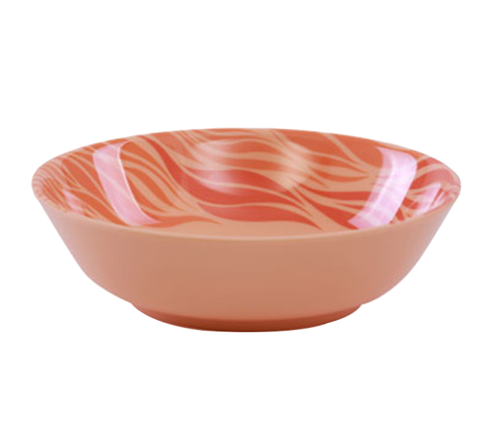 Royalford RF8127 10-inch Melamine Ware Aqua Thai Soup Bowl - Orange - Zoom Image