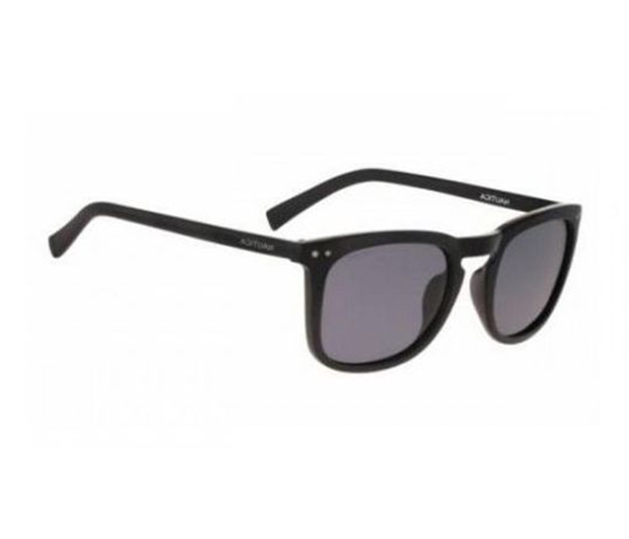 Nautica N3613SP 001 Oval Black Frame & Black Mirrored Sunglasses for Unisex - Zoom Image