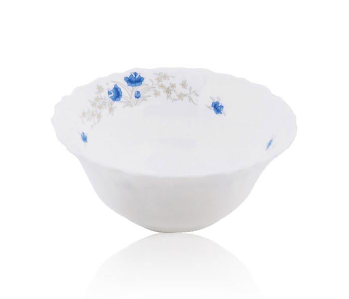 Royalford RF5684 10-inch Opal Ware Romantic Soup Bowl - White - Zoom Image