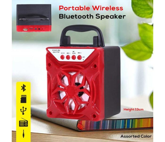 XB-017BT Fashionable Portable Wireless Bluetooth Speaker with Micro SD, Flash Drive & AUX Support - Multicolor - Zoom Image 1