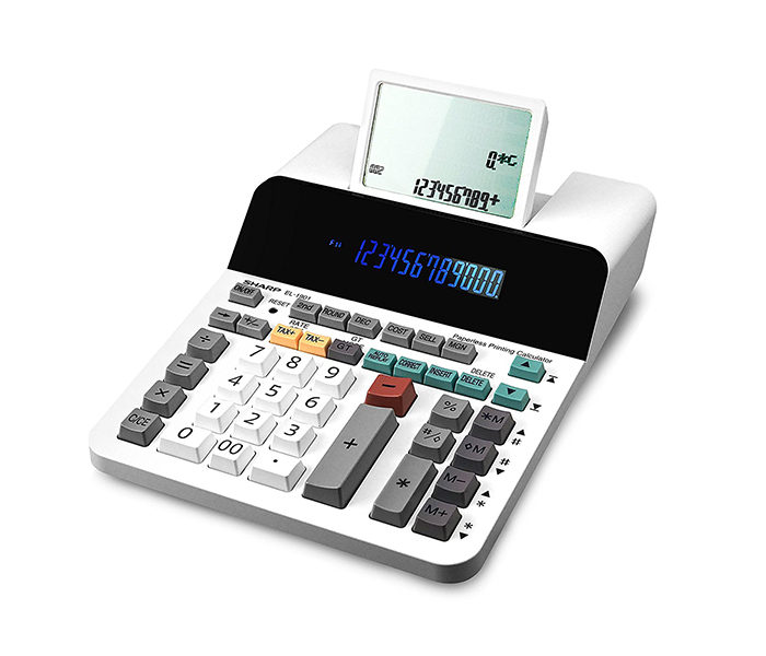 Sharp EL-1901 Paperless Printing Calculator with Check & Correct, 12-Digit LCD - Zoom Image 4