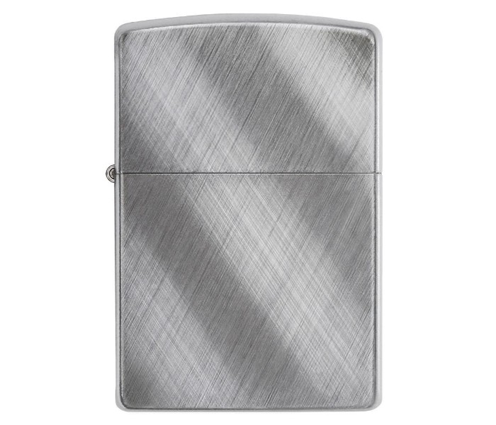 Zippo AE400014-28182 Diagonal Weave Deco Flame Lighter Silver - Zoom Image 5