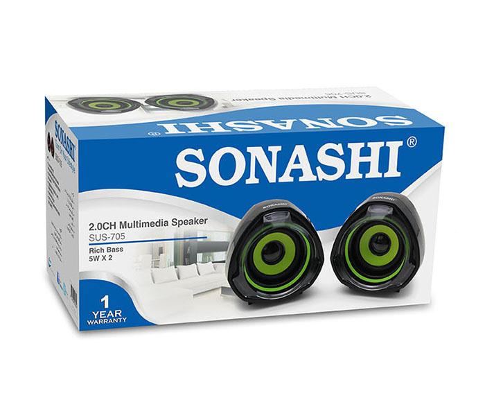 Sonashi SUS-705 USB Speaker - Green - Zoom Image 4