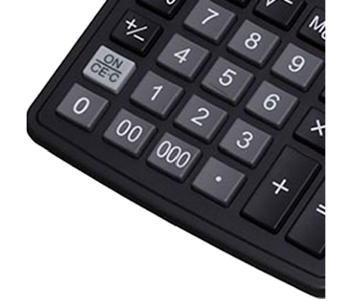 Citizen CTZ SDC 395 16 Digit Basic Calculator Black - Zoom Image 1