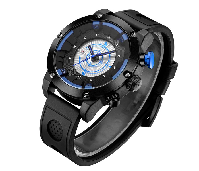 Weide WH-6301PU Analog and LCD Digital Watch Black and Blue - Zoom Image 2