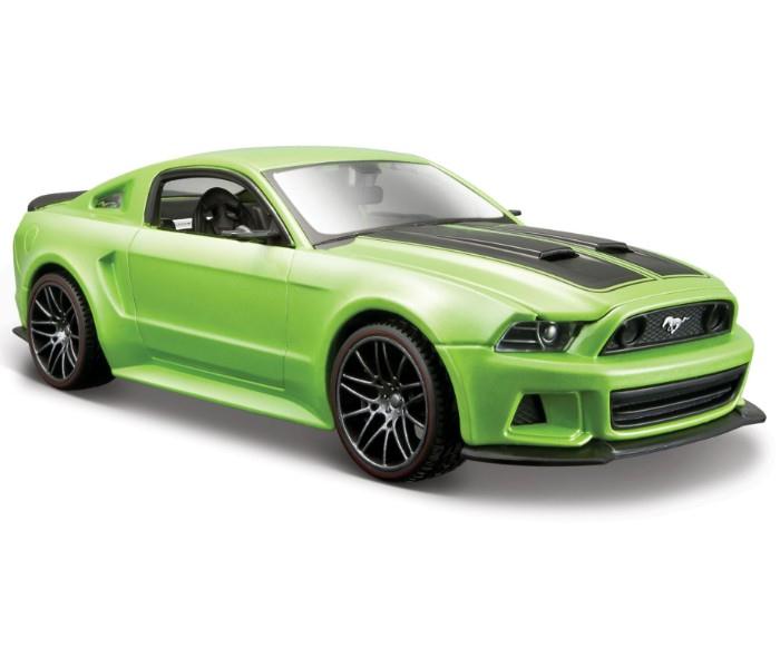 Maisto Tech 31506 Ford Mustang Street Racer Green and Black - Zoom Image