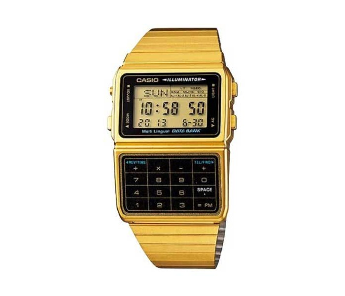 Casio DBC-611G-1DF (CN) Mens Digital Watch Gold - Zoom Image