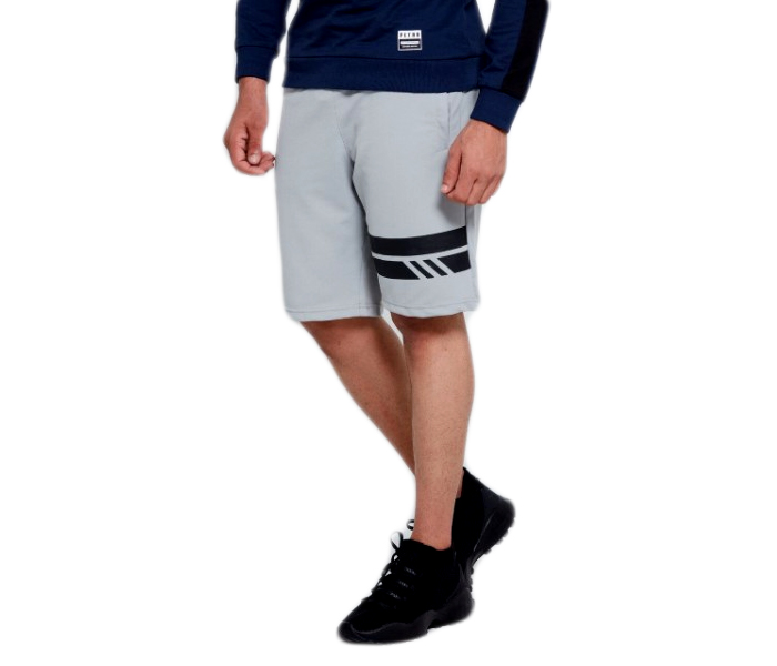 Petro OU10099 Mens Slim Fit Regular Shorts 2XL- Grey - Zoom Image 3