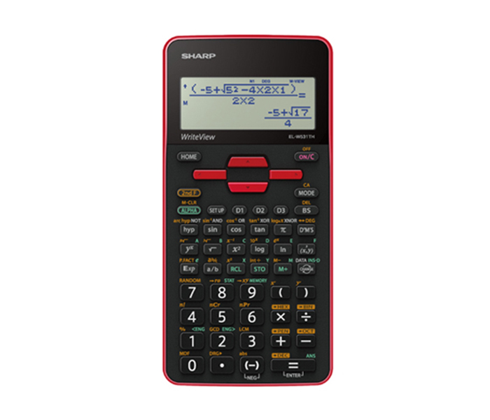 Sharp EL-W531TH-RD 16 Digits Display Calculator - Red - Zoom Image