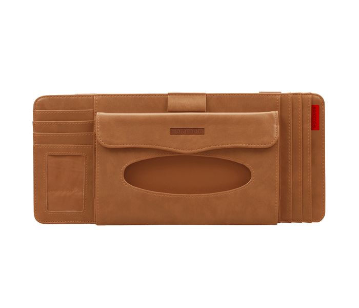 Promate CarCaddy 4-in-1 Multifunctional Car Sun Visor Organizer - Brown - Zoom Image 5