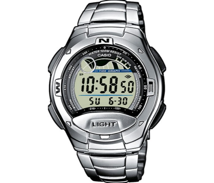 Casio W-753D-1ADF Mens Sports Watch Silver - Zoom Image