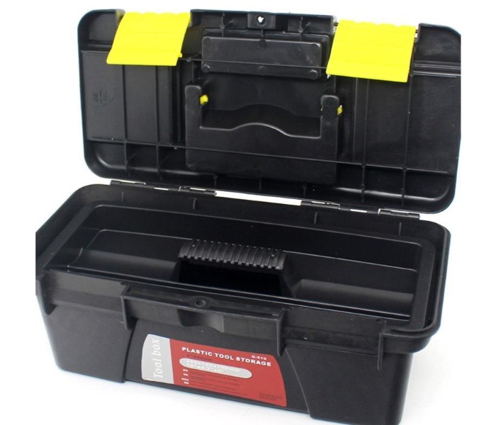 Taqdeer T-10 10 Inch Hardware Tool Storage Box Yellow and Black - Zoom Image 4