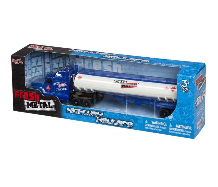 Maisto Tech 11021 FM Highway Hauler (Boxed) White - Zoom Image