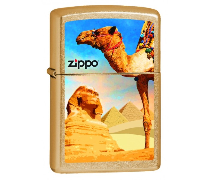 Zippo CI 400216 - 207G Regular Gold Dust Lighter Multicolor - Zoom Image