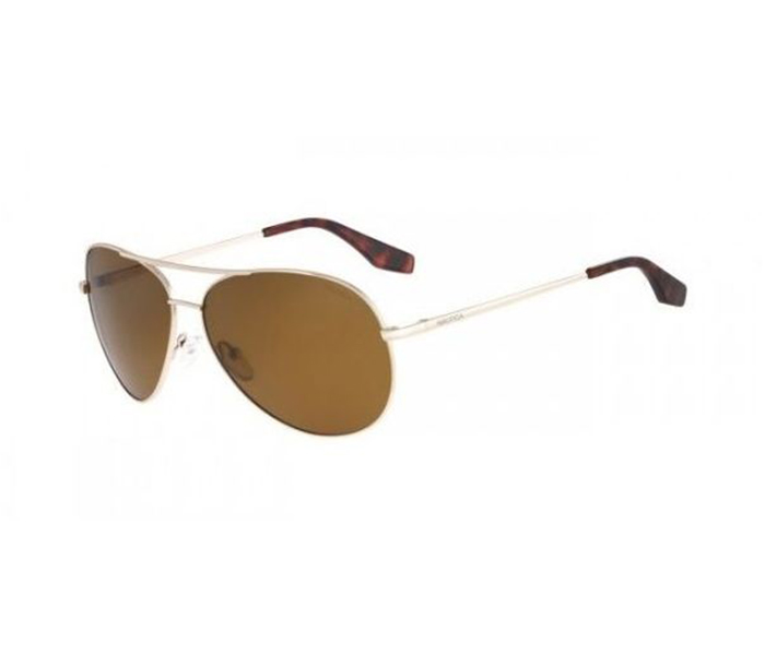 Nautica N4605SP 717 Aviator Gold Frame & Gradient Mirrored Sunglasses for Unisex - Zoom Image