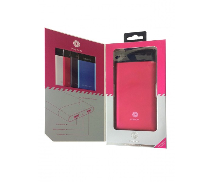 Platinum PP9005 15000mah Slim Power Bank Red - Zoom Image 3