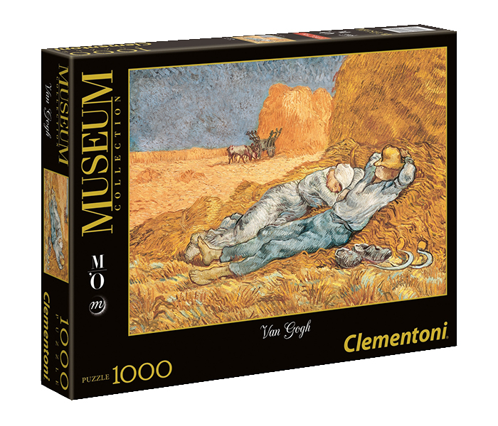 Clementoni 39290 Museum Collection Van Gogh La Siesta Adult Puzzle - 1000 Pieces - Zoom Image 2