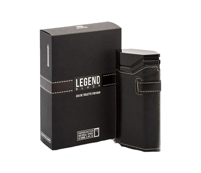 Emper N16828981A 100ml Legend Black Eau De Toilette Perfume Spray for Men - Zoom Image 1