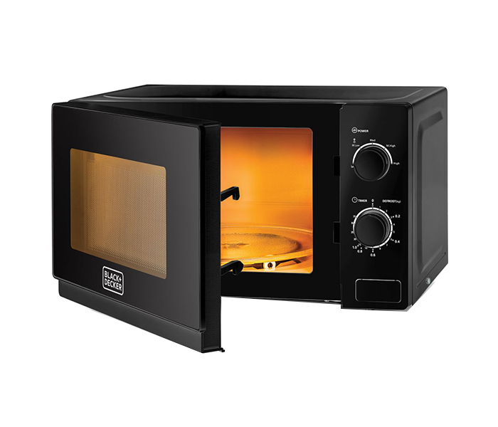 Black and Decker MZ2020P-B5 20 Litre Microwave Oven - Black - Zoom Image 2